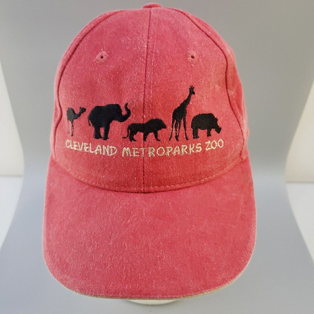 Cleveland Metroparks Zoo Hat Cap Child Size Hook & Loop Embroidered Jhats